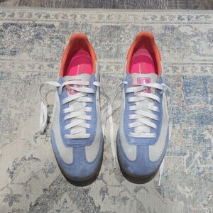 Skechers Blue and Orange Women's Sneakers